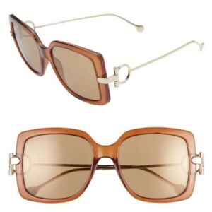 Salvatore Ferragamo  SF913S Sunglasses Brown / Brown